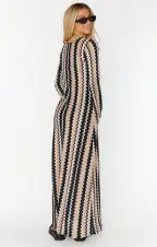 Vacay Coverup ~ Neutral Groovy Knit(XS)