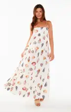 Long Weekend Maxi Dress ~ Shell Linen(XS)