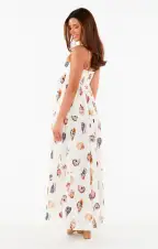 Long Weekend Maxi Dress ~ Shell Linen(XS)