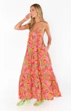 Long Weekend Maxi Dress ~ Paradise Palms(XS)