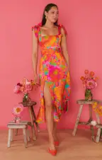 Garden Midi Dress ~ Miss Malibu(XS)