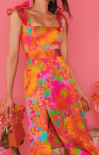 Garden Midi Dress ~ Miss Malibu(XS)
