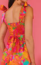 Garden Midi Dress ~ Miss Malibu(XS)