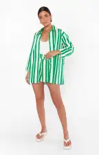 Berman Button Down ~ Center Court Stripe(XS)