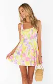 Prim Mini Dress ~ Blooming Tulips(XS)