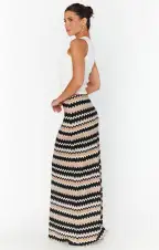 Saturday Skirt ~ Neutral Groovy Knit(XS)