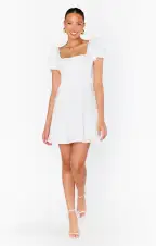 Mia Dress ~ White Poplin(XS)