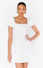 Mia Dress ~ White Poplin(XS)