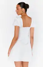Mia Dress ~ White Poplin(XS)
