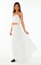 Jones Maxi Skirt ~ White Multi(XS)