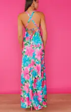Anderson Maxi Dress ~ Garden Party Multi(XS)