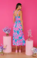 Willow Midi Dress ~ Garden Party Girly(XS)