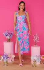 Willow Midi Dress ~ Garden Party Girly(XS)