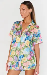 Slumber PJ Set ~ Flower Shop Silky(XS)