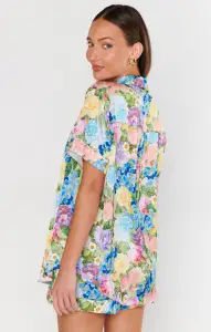 Slumber PJ Set ~ Flower Shop Silky(XS)