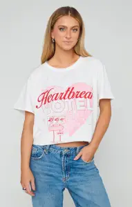 Airport Tee ~ Heartbreak Hotel Graphic(XS)