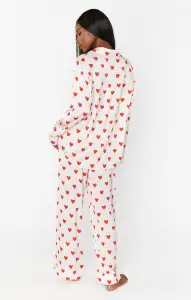 Classic PJ Set ~ Queen of Hearts Silky(XS)