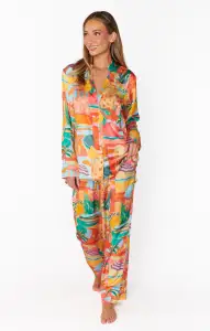 Early Night PJ Set ~ Postcards From Italia(XS)