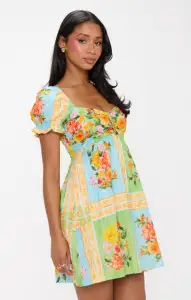 Annabelle Mini Dress ~ Country Bouquet(XS)