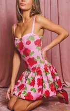 Tiffany Skort Dress ~ Heart Throb Floral(XS)