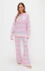Feel Good Sweater ~ Cotton Candy Stripe Knit(XS)
