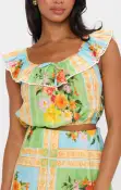 Carson Top ~ Country Bouquet