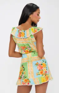 All Night Ruffle Skort ~ Country Bouquet(XS)