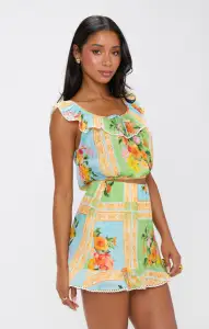 Carson Top ~ Country Bouquet(XS)