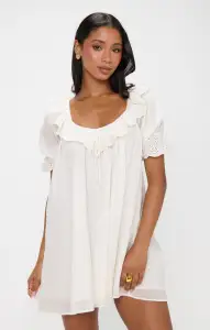 Toulouse Dress ~ White Eyelet(XS)