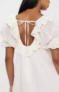 Toulouse Dress ~ White Eyelet(XS)