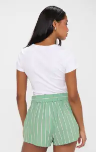 Tyler Boxer Shorts ~ Pistachio Stripe(XS)