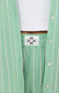 Tyler Boxer Shorts ~ Pistachio Stripe(XS)