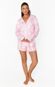 Favorite PJ Set ~ Pink Bunnies Jersey(XS)