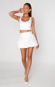 Vivianna Top ~ White Taffeta(XXS)