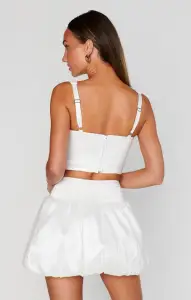 Vivianna Top ~ White Taffeta(XXS)