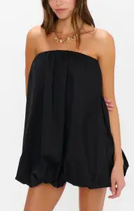 Beverly Bubble Dress ~ Black(XS)