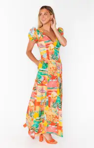 Winnie Maxi Dress ~ Postcards From Italia(XS)