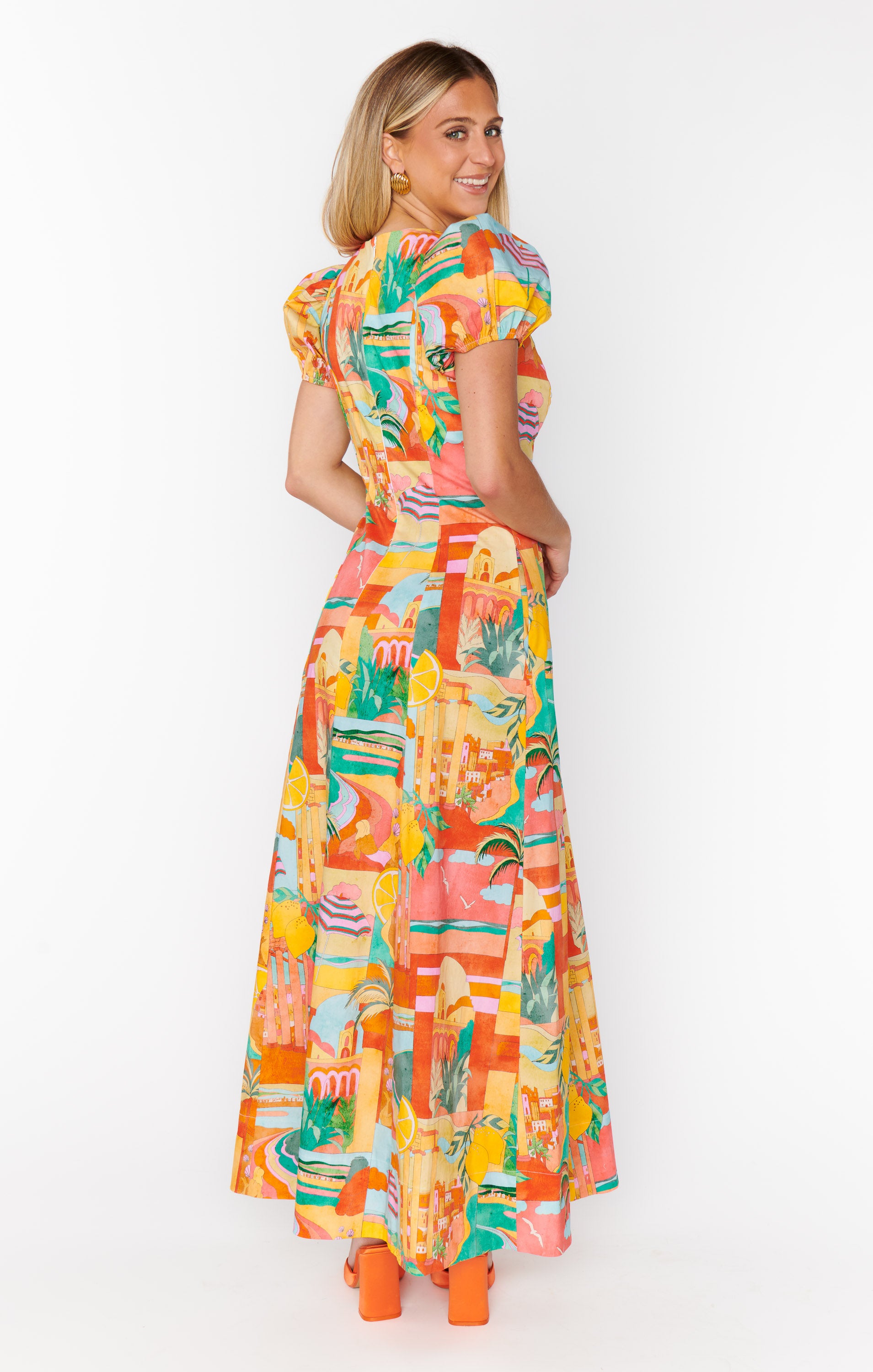 Winnie Maxi Dress ~ Postcards From Italia(XS)