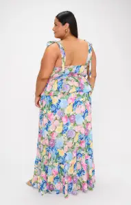 Paxton Midi Dress ~ Flower Shop(XS)