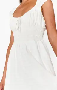 Laura Dress ~ White Cottage Gingham(XS)