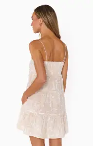 OOO Mini Dress ~ Sand Shells Gauze(XS)