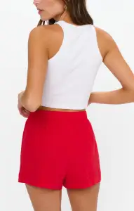 Max Boxer Shorts ~ Red Linen(XS)
