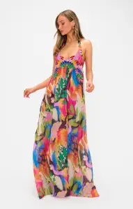 Valentina Maxi Dress ~ Midnight in Rio(XS)