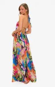 Valentina Maxi Dress ~ Midnight in Rio(XS)