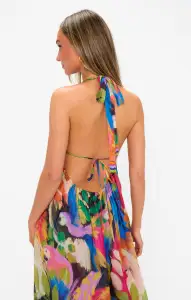 Valentina Maxi Dress ~ Midnight in Rio(XS)