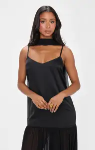 Dalia Maxi Dress ~ Black Luxe Satin(XXS)
