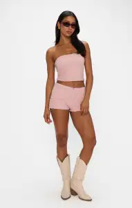 Nicki Shorts ~ Pink Ruffle Lace(XS)