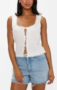 Mimi Top ~ White Linen(XS)