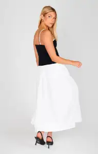 Hepburn Midi Dress ~ Black and White(XS)