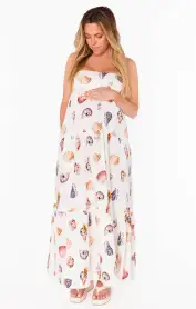 Long Weekend Maxi Dress ~ Shell Linen(XS)